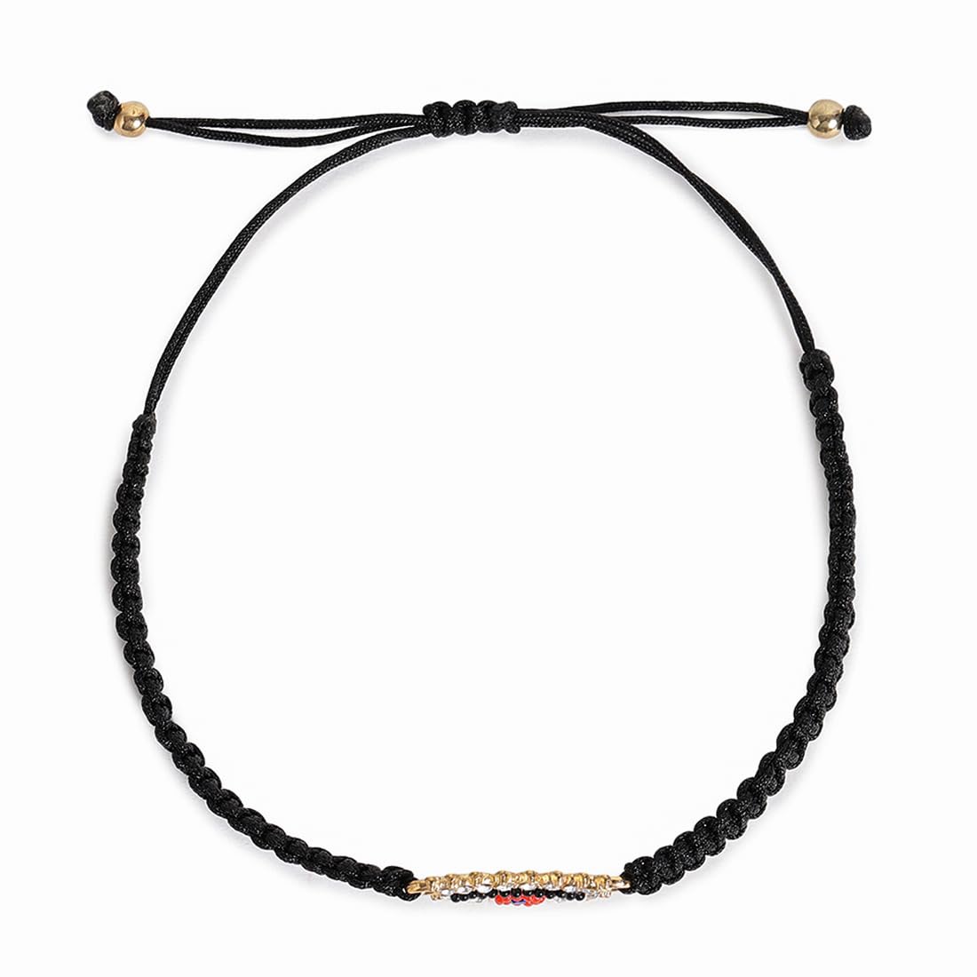 El Regalo 1PC Evil Eye Rakhi for Bhai/Bhabhi/Bhai/Bhatija/Bhatiji- Fancy Evil Eye Rakhi with Roli Chanwal, Rakhi Card in Rakhi Gift Box (Option-4)