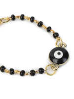 El Regalo Cute Evil Eye Nazaria Bracelet Rakhi for Babies/Kids with Roli Chawal, Rakhi Message card in Rakhi Gift Box- Baby Nazaria Rakhi (Black Evil Eye Nazaria Rakhi)
