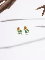 El Regalo 3 Pairs Cute Stainless Steel CZ Stud Earrings Combo for Kids/Girls/Teens/Women - Stars, Heart, Flower, Butterfly, Disco Ball, Stones - Hypoallergenic Flatback Earrings (Option-1)