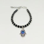 El Regalo 1st Rakhi for Baby Brother - Nazaria Rakhis for Little Brother/Niece/Nephew (Hamsa Evil Eye Nazaria Rakhi)