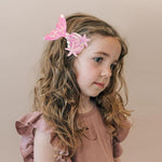 El Regalo 6 PCs Mermaid Hair Clips Glitter Reversible Sequin Bows Barrettes Set for Baby Girl Kids Teens & Women
