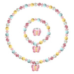 El Regalo Butterfly Girls Jewelry Set- Cute Princess Butterfly Necklace, Bracelet & Ring Jewelry Set for Kids/Toddlers