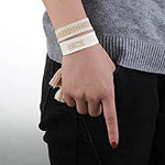 El Regalo 1 PC Knitted Motivational/Love/Friendship Unisex Adjustable Bracelet for Girls/Boys/Men & Women (Love- Pink)