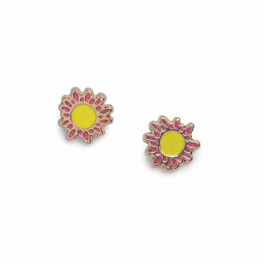 El Regalo 3 Pairs Hypoallergenic Earrings Set for Girls Teens Kids- Tiny Stud Earrings Set Heart Butterfly Rainbow Star Unicorn Straberry Ice Cream Cute Earring (Style-3)