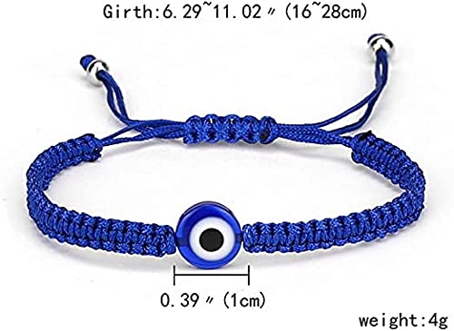 El Regalo Evil Eye Rakhi Combo for Brother - 2 PCs Lucky Kabbalah Blue Turkish Evil Eye Hamasa Hand Red Macrame Rakhi Set for Bhaiya/Bhai/Brother (Evil Eye Rakhi Set- Style 3)