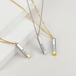 El Regalo Stainless Steel Be Kind Of A Bi*ches Hidden Message Necklace for Girls & Women- Best Friends Sorority Sisters Friendship Jewelry