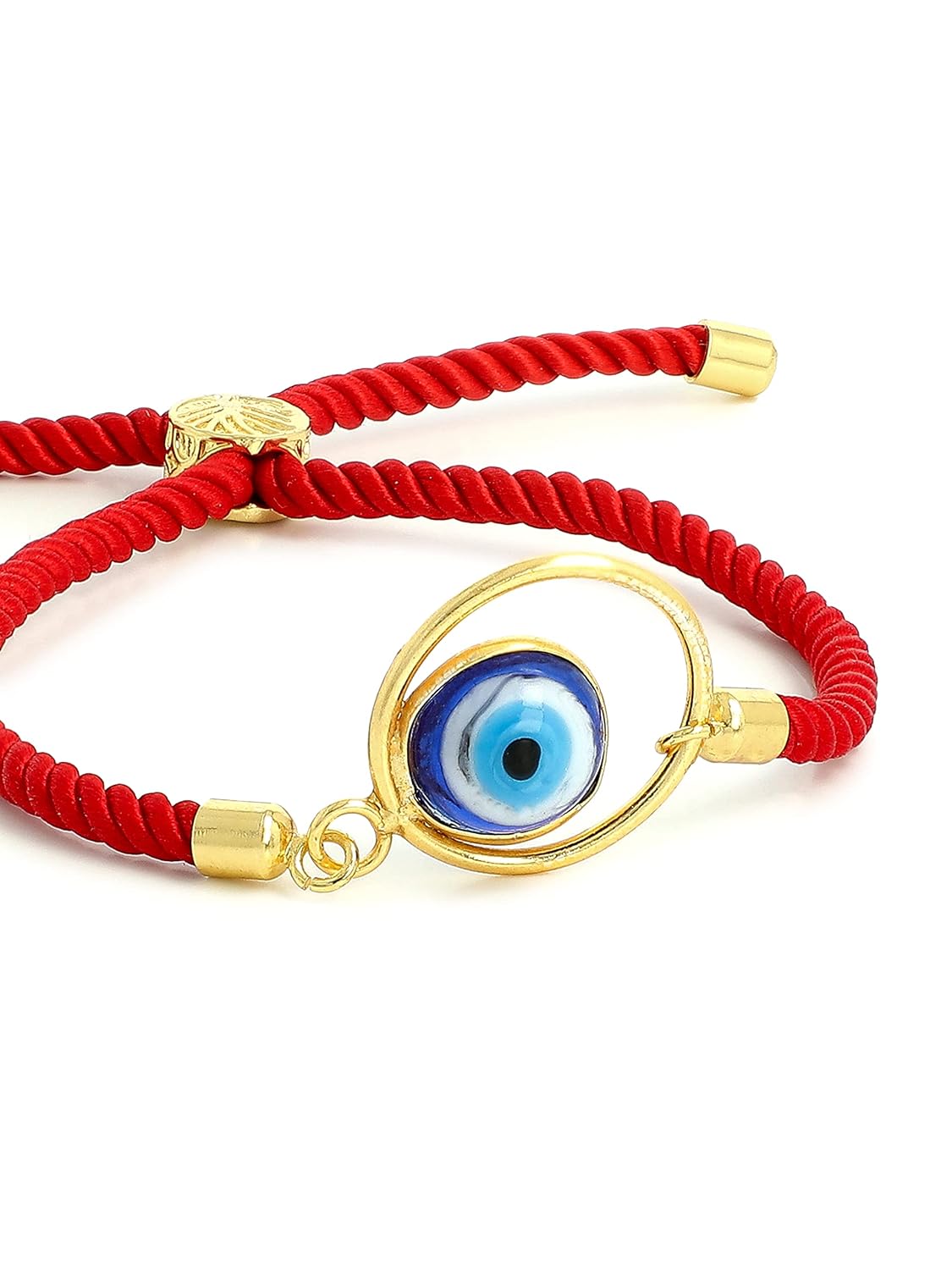 El Regalo Elegant 2 Evil Eye Rakhi Combo with shagun and Raksha Bandhan Card - Lucky Evil Eye Protection Rakhi to Avoid Negative Energies for Brother/Sister-in-Law/Niece or Nephew (Option-2)