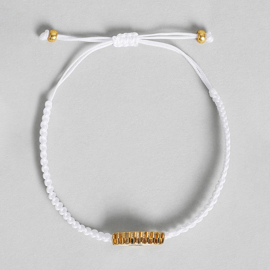 El Regalo 1 PC Evil Eye Nazaria Rakhi for Brother- Rakhi Gift Box with 1 PC Rakhi, Shagun Pack & Rakhi Message Card in Gift Box - Rakhi for Bhai/Bhabhi/Bhatija/Bhatiji (White Evil Eye Rakhi)