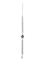 El Regalo 1PC Statement AD Evil Eye Stainless Steel Chain Unisex Bracelet for Men & Women - Anti Tarnish/NO Rust/Waterproof Unisex Evil Eye Bracelet Jewelry