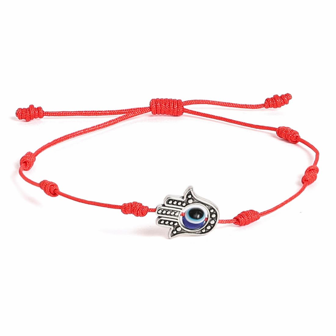 El Regalo 2PCs Evil Eye Rakhi Combo Set for Bhai-Bhabhi or Bhai-Bhatija/Bhatiji- 2 Evil Eye Rakhis with Roli Chanwal, Rakhi Card in Rakhi Gift Box (Option-1)