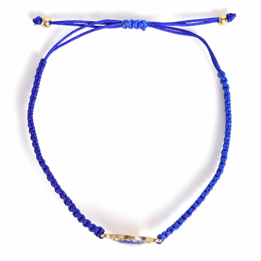 El Regalo 1PC Evil Eye Rakhi for Bhai/Bhabhi/Bhai/Bhatija/Bhatiji- Fancy Evil Eye Rakhi with Roli Chanwal, Rakhi Card in Rakhi Gift Box (Option-1)
