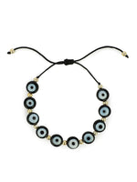 El Regalo Rakhi for Brother - Evil Eye Rakhi for Bhai/Bhabhi with, shagun & Message Card in Rakhi Gift Box (Black Evil Eye Rakhi)