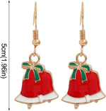 El Regalo Festive Christmas Choker Necklaces & Earrings Combo Set- Christmas Charms Choker Necklace & Earrings for Kids/Girls & Women - Christmas Gift (Xmas Jingle Bells)