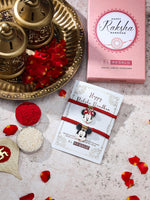 El Regalo 1PC Cute Kids Rakhi for Brother- Beautiful Minnie/Mickey Mouse Rakhis with Roli Chawal, Rakhi Message Card in Rakhi Gift Box for Little Brother/Niece/Nephew (Minnie Mouse Rakhi)