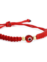 El Regalo Rakhi for Babies - beautiful Evil Eye Nazaria Rakhis for Little Brother/Niece/Nephew Rakhis for Kids/Babies/Toddlers (Red Round Evil Eye Kids Rakhi)