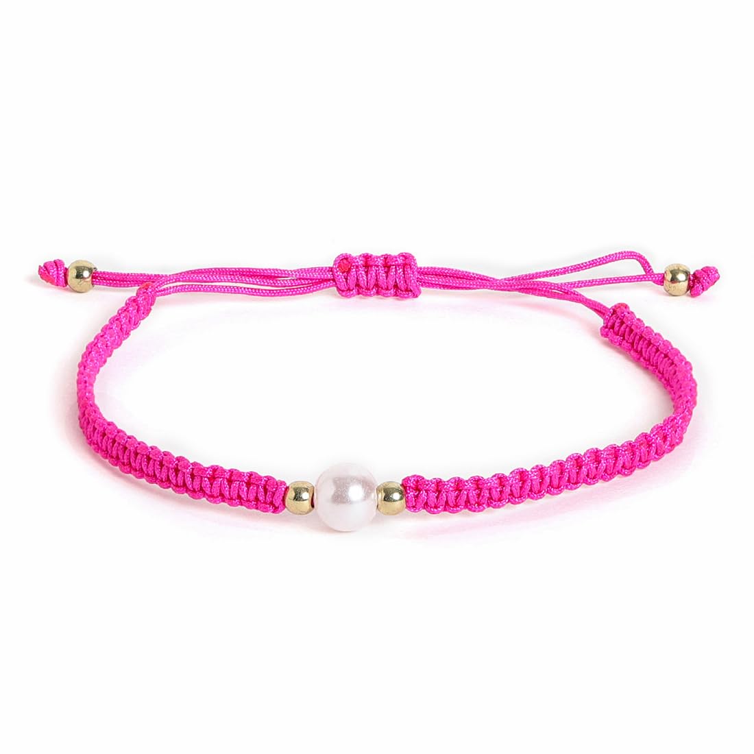 El Regalo 2PCs Pearls Rakhi Combo Set for Bhaiya-Bhabhi/Bhai- Bhatija/Bhatiji- Rakhi Gift Combo with 2 Pearls Rakhi, Roli-Chawal Shagun Pack, Message Card in Gift Box (Rose Pink)
