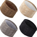 El Regalo 1 PC Winter Knitted Fleece Warm Unisex Headbands for Men & Women- Ear Warmer Headband Hair Band Wool Head Wraps Winter Unisex Ear Warmers (Grey)