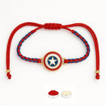 El Regalo Cute Rakhi for Brothers- Avenger, Bro, Om, Evil Eye & More | Handcrafted with Card, Roli Chawal & Rakshabandhan Box | Raksha Bandhan Bracelets for Kids, Brothers, Adults (Avenger Rakhi)