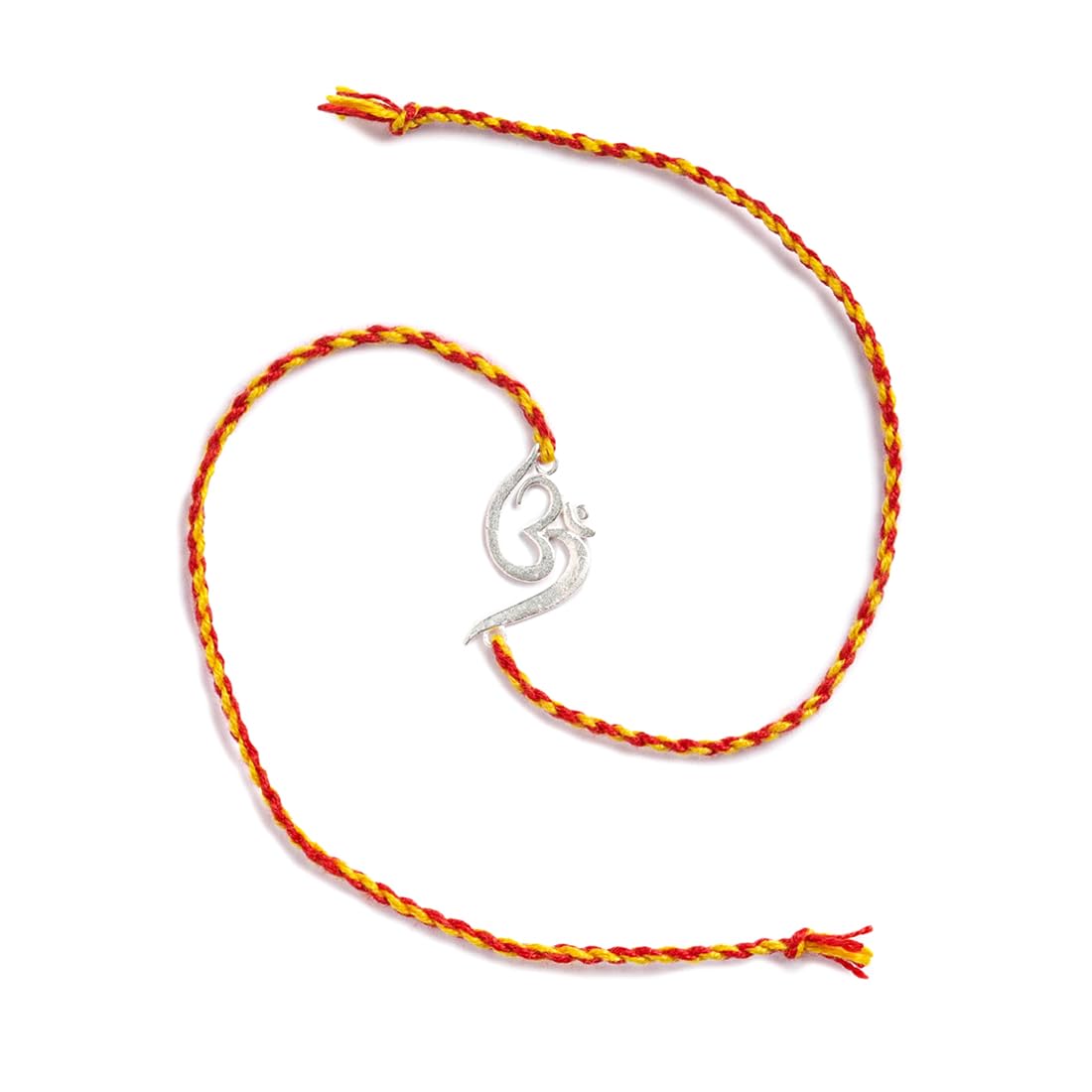 El Regalo 2PCs OM/Veera/Bhai Moli Thread Rakhi Set for Brother/Bhai/Bhaiya- Auspicious OM/Aum Mauli Rakhi with Roli Chawal, Rakhi Message Card in Rakhi Gift Box (2 OM Rakhis)