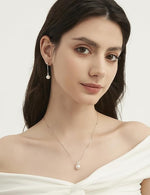 El Regalo Minimalist Pearl Tassel Earrings for Women | Elegant Chain Drop Earrings | Indo Western Style Dangle Pearl Earrings (Style-2)