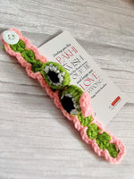 El Regalo 1PC Cute Hand Knitted Unisex Bracelets for Kids/Teens- Unique Adjustable, Soft, Knitted Crochet Bracelets for Babies/Toddlers/Kids/Teens (Googly Eyes Band)