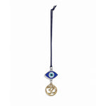 El Regalo 2 PCs OM Evil Eye Couple Rakhi Set for Bhaiya and Bhabhi- Bhaiya Bhabhi Luma Rakhi Set- Brother/Bhabhi Rakhi Combo
