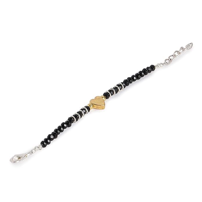 El Regalo 1st Rakhi for Baby Brother - Nazaria Rakhis for 1st Rakhi for Little Brother/Niece/Nephew Rakhis for Kids/Babies/Toddlers (Golden Heart Nazaria Rakhi)