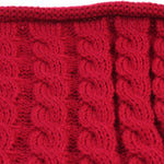 El Regalo Knitted Winter Hat and Scarf Combo Set for Kids. Warm Cap Beanie Pom Pom (Red)