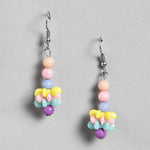 El Regalo Kids Girls Necklace & Earrings Jewelry Set- Girls Multicolored Beaded Princess Jewelry Set