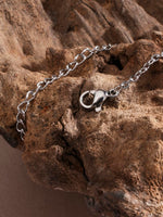 El Regalo 1PC Natural Stones Pointed Pendulum Unisex Pendant Necklace- Natural Healing Stones Peandant Chain Necklaces- Reiki healing/Feng shui (Pink Rose Quartz)