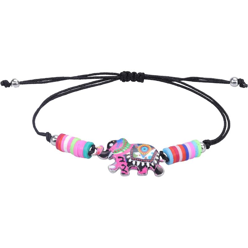 El Regalo 2 PCs Cute Rakhis Set for Kids - Beautiful 2 Kids Rakhis Set for Girls & Boys with Roli Chawal, Message Card in Rakhi Gift Box for Little Brother/Niece/Nephew (Mermaid & Elephant Rakhi)