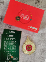 El Regalo Trident Rakhi for Brother - Rakhi for Bhaiya with shagun, Rakhi Message Card in Rakhi Box for Brother/Bhai