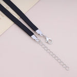 El Regalo Elegant Pendant Choker Necklace for Girls & Women- Stylish CZ Heart, Pearl, Cat, Bee & Flower Pendant Necklace (CZ Heart)