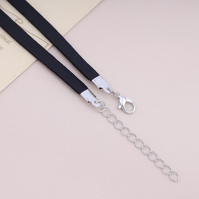El Regalo Elegant Pendant Choker Necklace for Girls & Women- Stylish CZ Heart, Pearl, Cat, Bee & Flower Pendant Necklace (CZ Heart)