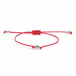 El Regalo 2PCs Red & Black String of Fate Bracelet Rakhi for Protection & Good Luck- 2Rakhis for Brother with Roli Chawal in Gift Box (Baby/Kids/Teens/Adults) (Heart Rakhis)