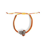 El Regalo 1PC Rudraksha Trident Rakhi for Brother with Roli Chawal, Message Card in Gift Box- OM, Trishul, Damru Rudraksha Rakhi for Bhai/Brother (Trident)