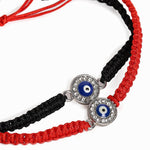 El Regalo 2PCs Evil Eye Rakhi Combo Set for Bhai-Bhabhi or Bhai-Bhatija/Bhatiji- 2 Evil Eye Rakhis with Roli Chanwal, Rakhi Card in Rakhi Gift Box (Option-10)