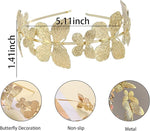 El Regalo Beautiful Butterfly Metal Hairband- Greek Goddess Butterfly Headband for Bride, Golden Roman Butterfly Crown Bridal Headpiece