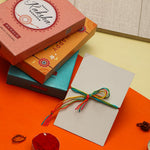El Regalo Designer 1 PC Pearl, Kundan, Meena work Rakhi for Brother- Fancy Rakhi for Brother with Roli Chwal, Rakhi Message Card in Rakhi Box