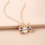 El Regalo "I Love You" Hidden Message Butterfly Openable Pendant Necklace for Girls & Women - Gift for Best Friends/Besties- Valentines Day Gift (Golden)