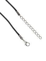 El Regalo Unisex Wolf Tooth Pendant Necklaces | Stainless Steel Wolf Crystal Pendant Adjustable Black Cord Unisex Necklace for Women & Men (Brown)