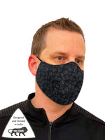 El Regalo 2 Large/Plus Size Cotton Face Mask | (Set of 2) Plus size masks with adjustable earloops | Plus Size 3 Layers Soft Cotton Masks | Reusable, Breathable and Washable (Color Option- 4)