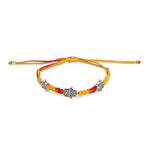 El Regalo 2 Hamsa Hand Evil Eye OM Rakhi Combo - Rakshabandhan Moli Charms Rakhi with Message Card & Roli Chawal Shagun in Rakhi Box for Bhaiya/Babhi/Bhatija/Bhatiji (Option-1)