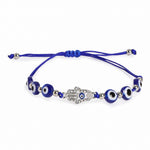 El Regalo 2PCs Evil Eye Rakhi Combo Set for Bhai-Bhabhi or Bhai-Bhatija/Bhatiji- 2 Evil Eye Rakhis with Roli Chanwal, Rakhi Card in Rakhi Gift Box (Option-6)