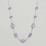 El Regalo Kids Jewelry Combo Set of 2 Necklaces & 2 Earrings Pairs- Shimmering Crystals Beads Necklace & Earrings Jewelry Set for Kids/Girls & Teens (Option-8)
