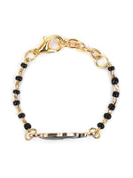 El Regalo Cute Evil Eye Nazaria Bracelet Rakhi for Babies/Kids with Roli Chawal, Rakhi Message card in Rakhi Gift Box- Baby Nazaria Rakhi (Black Elephant Nazaria Rakhi)