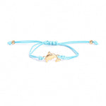 El Regalo 2PCs Cute Kids Bracelet Rakhi Combo Sets- Fancy Kids Rakhi for Brother/Sister with Roli Chwal, Rakhi Message Card in Rakhi Box for Babies/Toddlers/Kids (2 Dolphins Rakhi)