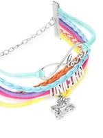 El Regalo Multi-layered Unicorn Infinity Love Charm Rakhi for Brother/Sister/Niece/Nephew with Roli Chawal in Rakhi Gift Box (Unicorn)