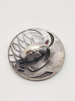 El Regalo Vintage Filigree Peacock Adjustable Finger Ring For Girls/Women - Oxidized Metal