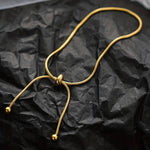 El Regalo LUXE ROPE ANKLET- Anti Tarnish Anklet cum Bracelet- Sleek & Fancy Stainless Steel, Waterproof, Adjustable Golden color, suitable for Girls & Women